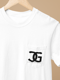 Image 2 of CHILD OF GOD POCKET TEE /WHITE  Unisex