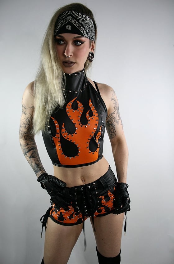 Image of HOT ROD HALTER TOP