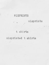 ☆MISPRINTS☆