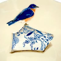 Image 2 of Shard and Eastern Bluebird Bowl Small  S25-30