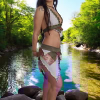 Image 2 of Green Paisley Leafy Fairy Set - M/L