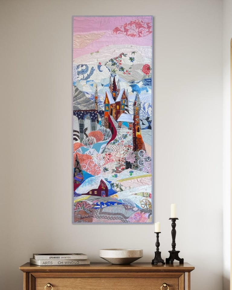 "The Palace of the Winter Queen" , 122 x 47.5 cm