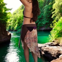 Image 12 of Dark Purple Paisley Pouch Fairy Set - S/M/L/XL