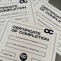 Raised Foil A4 Certificate Print