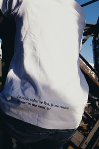 Image 3 of T-SHIRT PARISN NORD-EST - BLANC