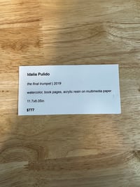 Image 3 of the final trumpet | 2019 | Idalia Pulido
