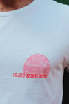 T-SHIRT PARIS NORD-EST - BLANC/ROSE FLUO