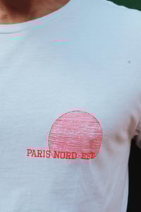 Image 2 of T-SHIRT PARIS NORD-EST - BLANC/ROSE FLUO