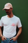 T-SHIRT PARIS NORD-EST - BLANC/ROSE FLUO