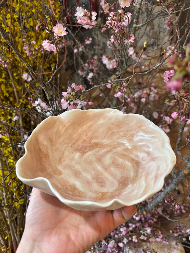 Pink Porcelain Bowl (Second)