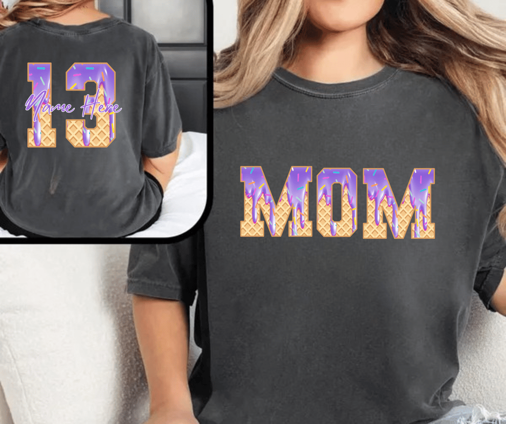 Image of ๐ฆ Ice Cream Drip "MOM" shirt