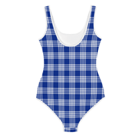 Image 2 of Palaka Blue: Keiki Swimsuit (8-20)