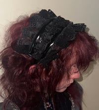 Image 2 of pvc lace headdress