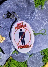 NOT People Friendly Fursuit Charm