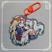 [VOCALOID X KIKUO] - Miku and Kikuo keychain