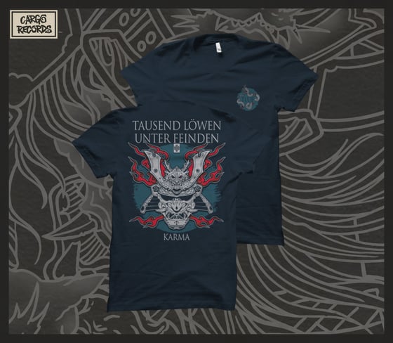 Image of T-Shirt KARMA / Blau