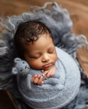 Image of Brushed Knit Set / dusty blue