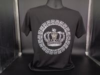 Image 1 of Alien Skull Crown Black T shirt
