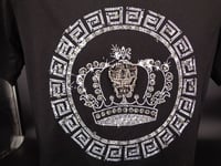 Image 6 of Alien Skull Crown Black T shirt