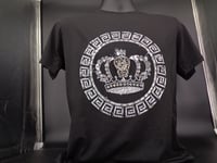 Image 11 of Alien Skull Crown Black T shirt