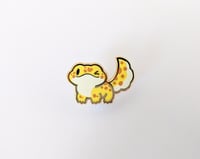 Image 1 of Leopard Gecko - Tiny Reptile Enamel Pins