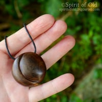 Image 4 of Irish Bog Yew Lunar Amulet (PE1909)