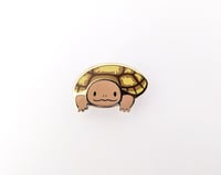 Image 1 of Pancake Tortoise - Tiny Reptile Enamel Pins