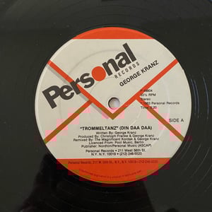 Image of George Kranz "Trommeltanz" (Din Daa Daa) Remix