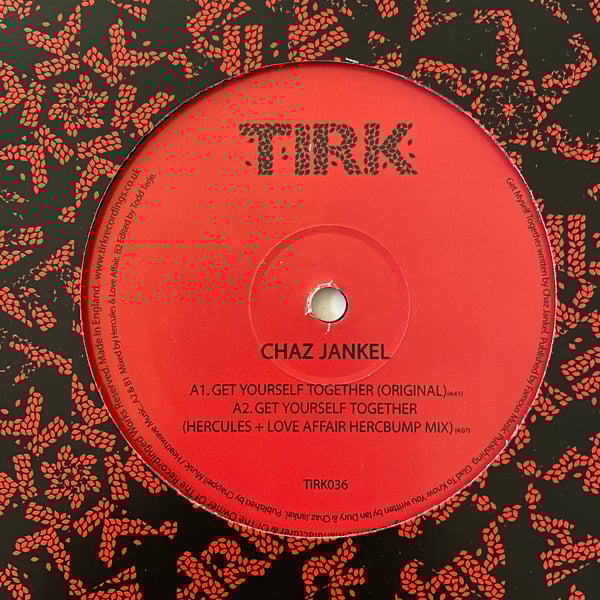 Image of Chaz Jankel "Get Yourself Together/Glad To Know You" edits