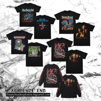  ON PROGRESS PRODUCTION (Shortsleeve & Longsleeve) "SLAYER / BLUE OYSTER CULT / RANDY"