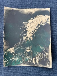 In The Clouds Linocut