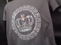 Image 5 of Grey pearl emblem T shirt