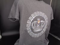 Image 6 of Grey pearl emblem T shirt