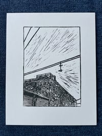 Soft Boyled Linocut
