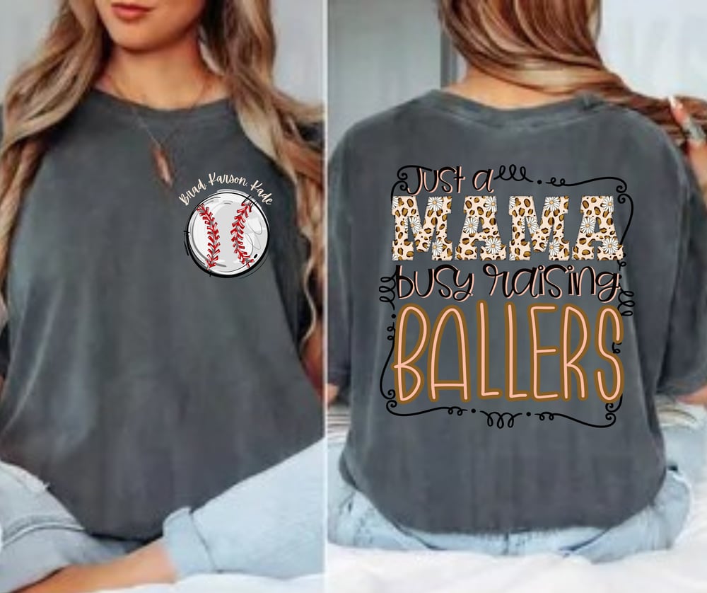Image of Busy raising ballers baseball