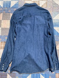 Image 3 of 70’s Embroidered Denim Shirt