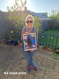 Image 2 of Blackbird & Blossom Print
