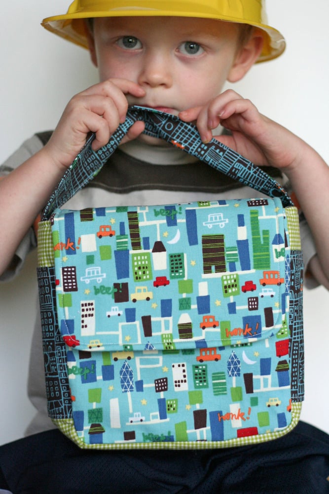 Love Your Lunch Box PDF Sewing Pattern and Bonus snack Bag Pattern