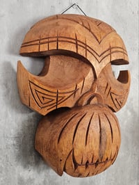 Image 2 of Smokin' Tikis Doug Horne Designed Wood  Monkey Skull  FREE SHIPPING!