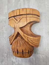 Image 2 of Smokin' Tikis Doug Horne Designed Wood Monkey Skull FREE SHIPPING!!