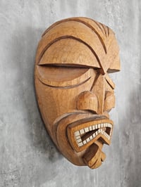 Image 3 of Smokin' Tikis Doug Horne Designed Wood Tiki Mask FREE SHIPPING
