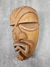 Image 2 of Smokin' Tikis Doug Horne Designed Wood Tiki Mask FREE SHIPPING