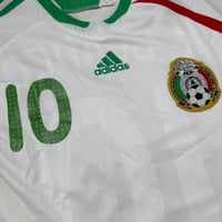 Image 4 of Mexico Away Shirt 2008 - 2010 (L) C.Blanco 10 - Player Spec