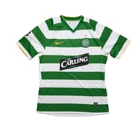 Image 1 of Celtic Home Shirt 2008 - 2009 (L) Caldwell 5 - Matchworn + Signed