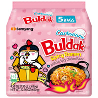Carbonara - Halal Samyang Buldak Hot Chicken Ramen Noodles