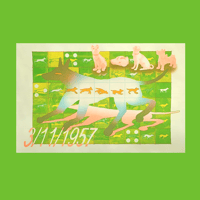 running dog riso print