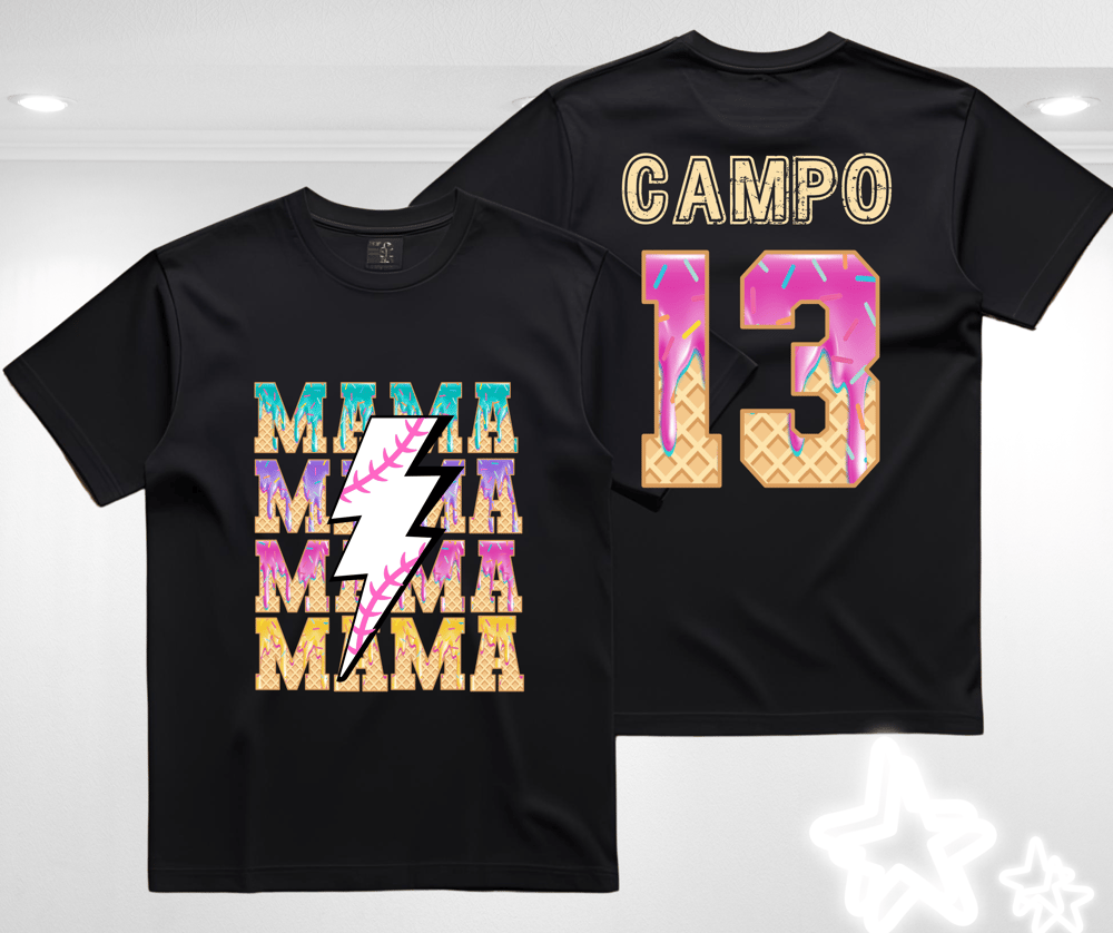 Image of Baseball Mama Drip stacked