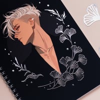 Image 2 of Notebook - Hakan Ginko with silver foil