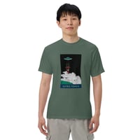 Image 2 of Sutro Tower UFO Unisex garment-dyed heavyweight t-shirt