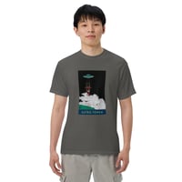 Image 4 of Sutro Tower UFO Unisex garment-dyed heavyweight t-shirt